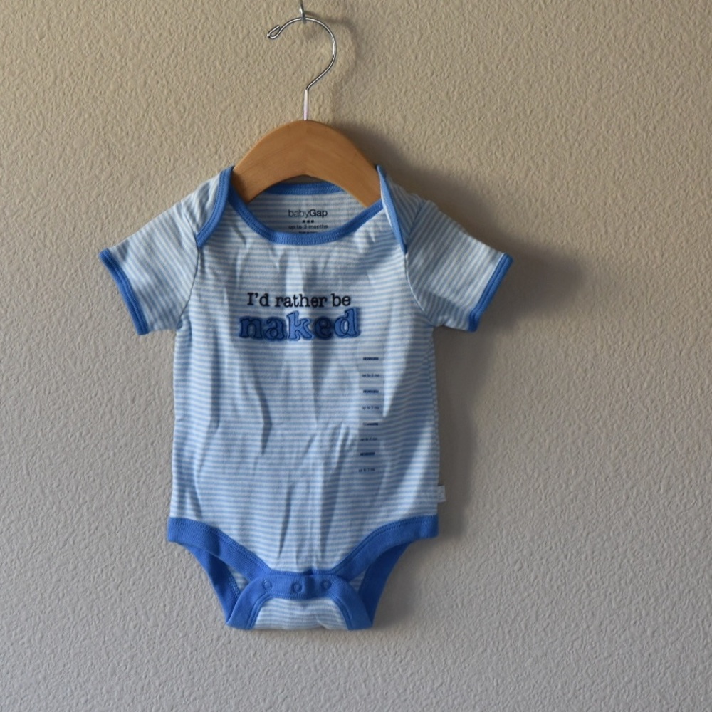 Gap baby stripe onesie